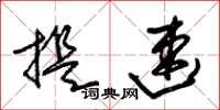 朱锡荣提速草书怎么写