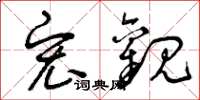 曾庆福宏观草书怎么写