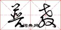 曾庆福普教草书怎么写