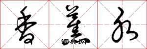 曾庆福香蕉水草书怎么写