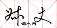 梁锦英叔丈草书怎么写