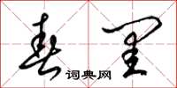 梁锦英春闺草书怎么写