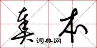 梁锦英奏本草书怎么写