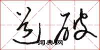 骆恒光道破草书怎么写