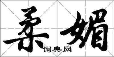 胡问遂柔媚行书怎么写