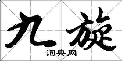 胡问遂九旋行书怎么写