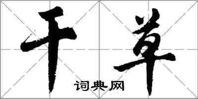 胡问遂干草行书怎么写