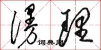 骆恒光漫理草书怎么写