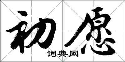 胡问遂初愿行书怎么写