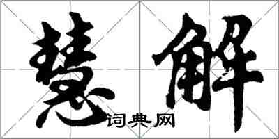 胡问遂慧解行书怎么写