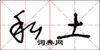 王冬龄私土草书怎么写