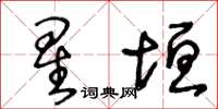 王冬龄星垣草书怎么写