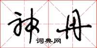 王冬龄神丹草书怎么写