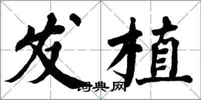 翁闿运发植楷书怎么写