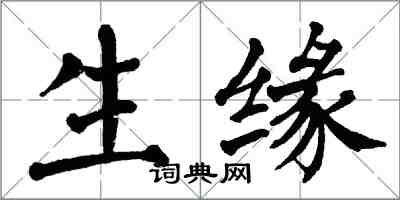 翁闿运生缘楷书怎么写