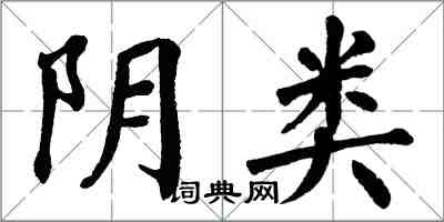 翁闿运阴类楷书怎么写