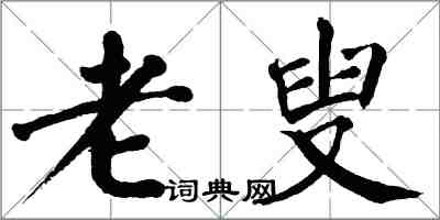 翁闿运老叟楷书怎么写