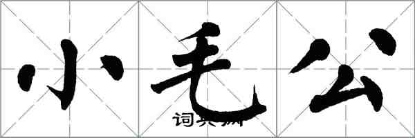 翁闿运小毛公楷书怎么写