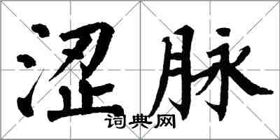 翁闿运涩脉楷书怎么写