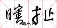 王冬龄瞎扯草书怎么写