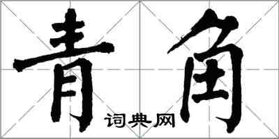 翁闿运青角楷书怎么写
