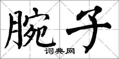 翁闿运腕子楷书怎么写
