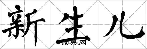 翁闿运新生儿楷书怎么写