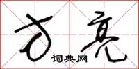 王冬龄方亮草书怎么写