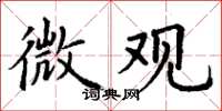 丁谦微观楷书怎么写