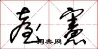 王冬龄台宪草书怎么写
