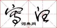 王冬龄写白草书怎么写