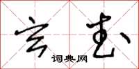 王冬龄玄武草书怎么写