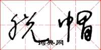 王冬龄脱帽草书怎么写