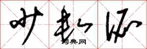 刘少英少数派草书怎么写