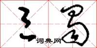 刘少英三蜀草书怎么写