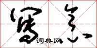 刘少英写念草书怎么写