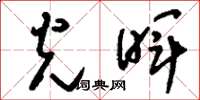 刘少英光晖草书怎么写