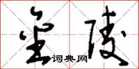 刘少英金陵草书怎么写