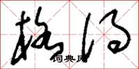 刘少英格得草书怎么写