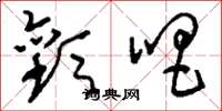 刘少英欢唱草书怎么写