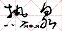 刘少英热泉草书怎么写