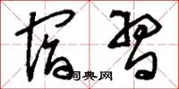 刘少英宿习草书怎么写