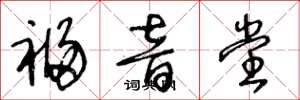 王冬龄福音堂草书怎么写