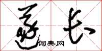 刘少英遂长草书怎么写