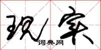 朱锡荣现实草书怎么写