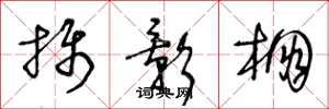王冬龄摄影棚草书怎么写