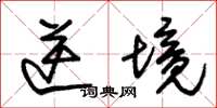 朱锡荣逆境草书怎么写