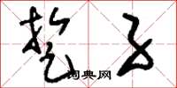 刘少英踅子草书怎么写