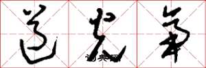 刘少英道光帝草书怎么写