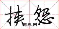段相林挟怨行书怎么写